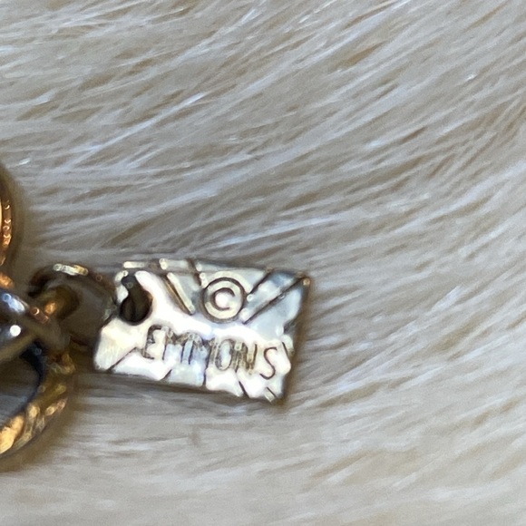 Vintage Emmons mother of pearl lantern charm bracelet - Picture 4 of 4